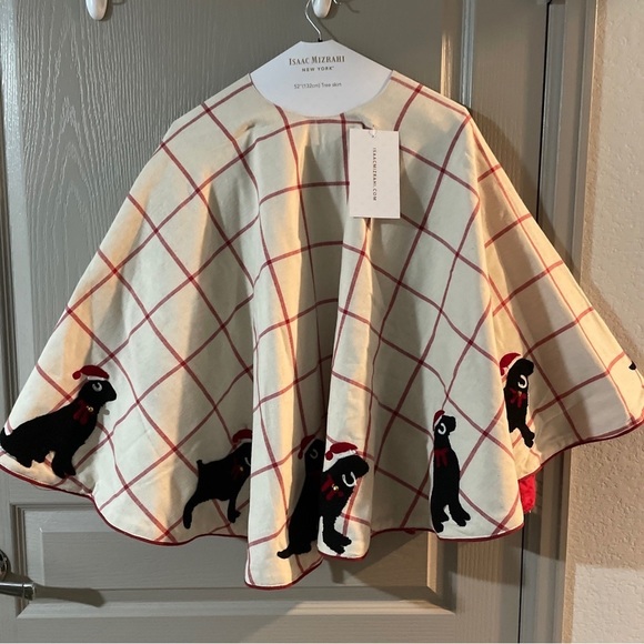 Isaac Mizrahi Other - Isaac Mizrahi Black Dog 52” Christmas Tree Skirt